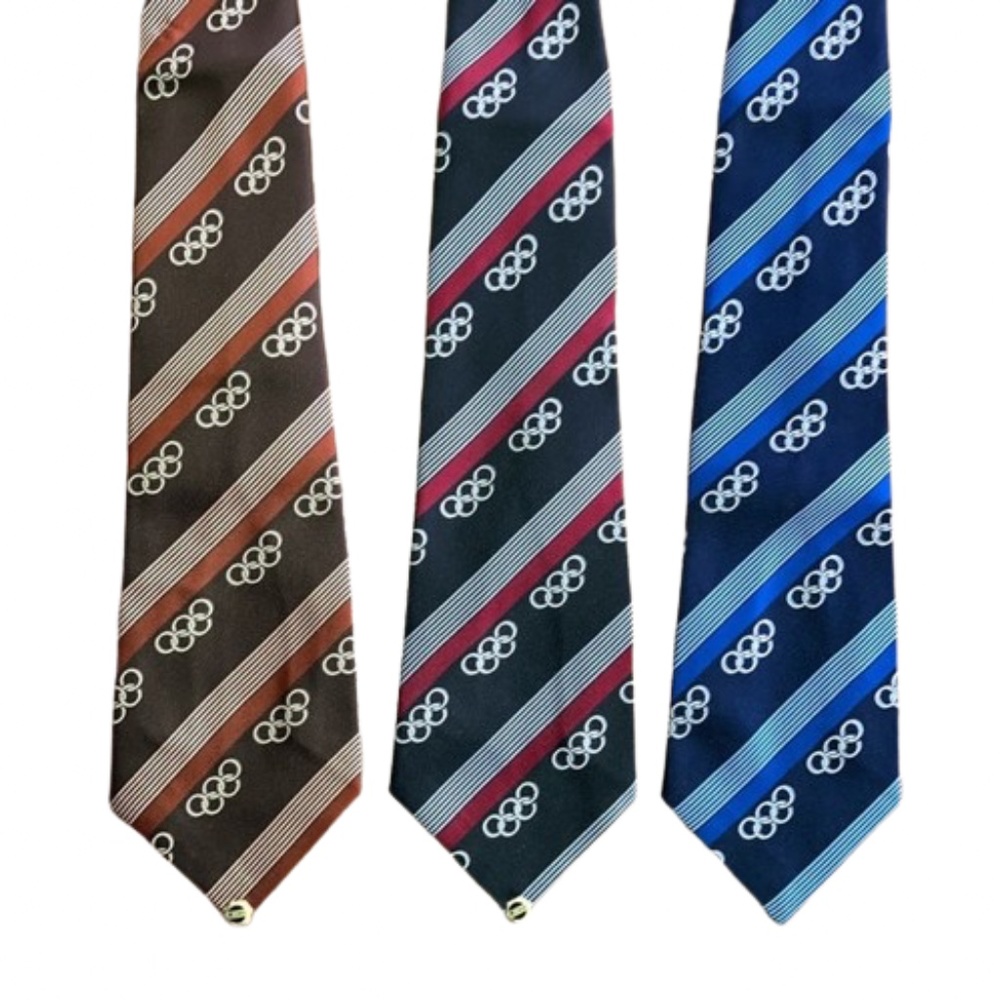 OLYMPICS NECKTIES SET OF 3